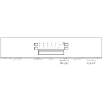 Electrolux manöverpanel, rostfri, AEG, EDW1850, 590mm 8088621399