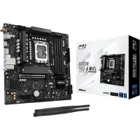 Asrock B860M Pro-A WiFi - Hovedkort - micro ATX - LGA1851-sokkel - B860 Chipset - USB-C 3.2 Gen 2x2, USB-C 3.2 Gen 1, USB 3.2 Gen 1 - 2.5 Gigabit LAN - innbygd grafikk (CPU kreves) - HD-lyd (8-kanale