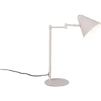 TRIO Bordlampe Cosima, lysegrå, høyde 50 cm, metall
