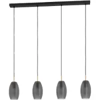 Eglo Batista black brushed brass