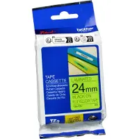 Brother TZEC51 Black on Yellow Roll (2.4cm x 5m)