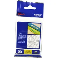 Brother TZe-135 - Selv-adhesiv - hvitt på klart - Rull (1,2 cm x 8 m) 1 kassett(er) laminert teip - for PT-D210, D600, H110 P-Touch PT-1010, D200, D450, D800, E550, H110, P750, P900