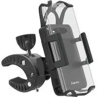 Hama Strong, Mobiltelefon/smarttelefon, Passiv holder, Sykkel, Svart