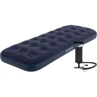 Avenli 1-manns flockmadrass 191x73x22cm med 2-i-1 pumpe