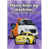 Tactic Flotte biler og maskiner aktivitets- og klistermærkebog
