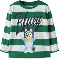 Name It Mini Genser - Bluey - Noos - NmmJustin - Verdant Green - - 2 år (92) - Genser