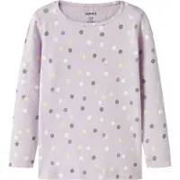 Name it Genser - Rib - NmfDottia - Lavender Tåke - - 2 år (92) - Genser