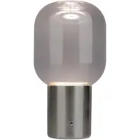 Näve LED-deko-bordlampe Albero med batteri, fot av stål