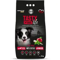 Biofeed Tasty Life Junior Medium Og Storfe Storfekjøtt Hundemat 12kg