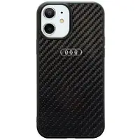 Audi karbonfiber iPhone 11 / Xr 6,1" svart/sort hardcase AU-TPUPCIP11-R8/D2-BK