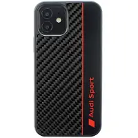 Audi karbonfiberstripe iPhone 11 / Xr 6,1" svart/svart hardcase AUS-TPUPCIP11-R8/D1-BK