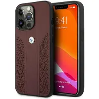 BMW Bmhcp13lrsppr Iphone 13 Pro13 6.1 Leather Curve Perforate Telefondeksel