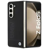 BMW Signature Logo Imprint-etui for Samsung Galaxy Z Fold 5 - svart