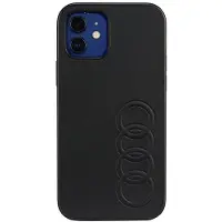 Audi Synthetic Leather Iphone 12 Pro 6.1 Autpupcip12pttd1bk Telefondeksel