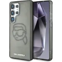 Karl Lagerfeld Etui Rhinestones Karl Head Logo Samsung Galaxy S25 Ultra svart