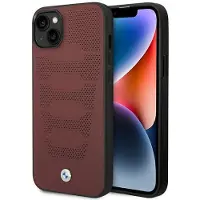 BMW Etui BMHCP14S22RPSR iPhone 14 6,1" burgunder/burgunder skinn seter mønster