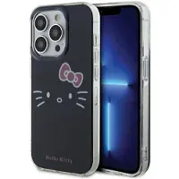 Hello Kitty IML Kitty Face-etui for iPhone 14 Pro Max - svart