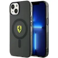 Ferrari FEHMP14MURKK iPhone 14 Plus 6,7" svart/svart hardcase Translucent Magsafe