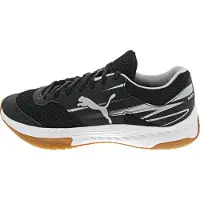 Puma Varion II Handball Shoes Unisex, Shoes, Black/Cool Light Gray/Yellow Blaze, 41