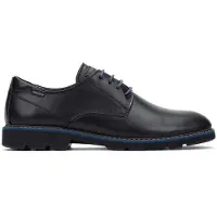 Pikolinos for man. M7D-4289 Alarcon leather shoes black (46), Flat, Laces, Casual