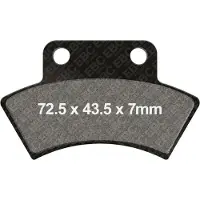 EBC Fa-tt Series Carbon Fiber Offroad Fa232tt Bremseklosser