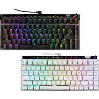 Asus ROG Falchion Ace 75 HE - Gamingtastatur - Uten numpad - Nordisk - Svart