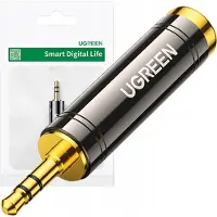 UGREEN Adapter / adapter fra 3,5 mm jack til 6,5 / 6,35 mm mini jack (grå)