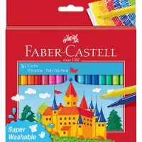 Faber Castell Tusjer - barna - 36 stk. - Flerfarget - - OneSize - Tusj
