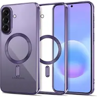 Tech-Protect Samsung Galaxy A37 MagFlex-deksel - MagSafe-kompatibelt - klar / Koboltfiolett