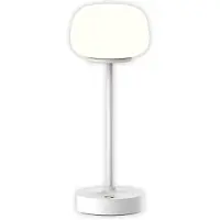 Näve LED-bordlampe Pina hvit Høyde 27,8 cm Metall/glass Touch