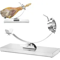 Hendi stativholder for jamón serrano til skjæring/servering, stål, 595 x 215 x 300 mm
