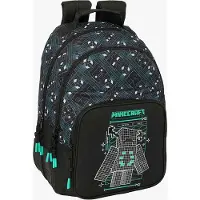 Minecraft Double Minecraft Screen 20l 32x15x42 Cm Ryggsekk