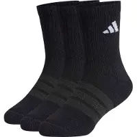 Adidas Sokker - 3-pack Crew - Black/Black/White - - 19/21 - Sokker