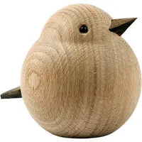 Novoform Trefigur - Spurvfar - Ubehandlet Eg - - OneSize - Dekorasjon