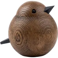 Novoform Trefigur - Spurvfar - Røykfarget Eg - - OneSize - Dekorasjon