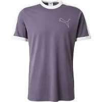 Puma T7 Love Of The Cat Ringer Tee Men, Clothing, Inky Depths/Créme De Mint, S