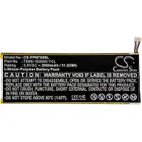 Cameron Sino Batteri til nettbrett for Fisher-Price Nabi 7, NBFP07MKG, NBFP07PMKG