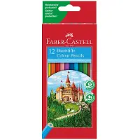 Faber-Castell Fargestifter - Slott - 12 stk. - Flerfarget - - OneSize - Fargesett