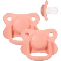 Filibabba Pacifiers 2-pack - Peach +6 months