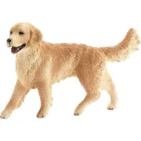 Schleich Farm World - H: 5 cm - Golden Retriever - 16395 - - OneSize - Lekedyr