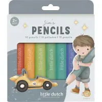 Little Dutch Fargestifter - 6-pack - Jim - Multi - - OneSize - Fargesett