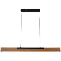 Näve Wilma hengelampe, tre, lengde 122 cm, dimbar