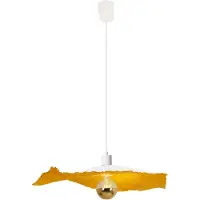 Näve Crazy Paper pendellampe hvit-gull, Ø 56cm