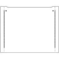 Electrolux Festet dørglass - 592x470mm 140037379090