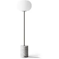 Audo Copenhagen Audo gulvlampe JWDA, bronse/hvit, marmor, 130 cm, dimbar.