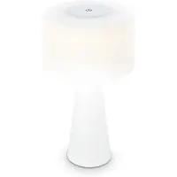 Briloner LED-bordlampe Halo, batteridrevet, hvit