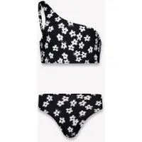 Marc Jacobs for girl. W60758 Black floral bikini (10Y= 138cm), Beachwear, Polyamide, children's fashion