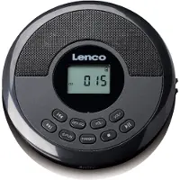 Lenco CD-340BK, 400 g, Svart, Bærbar CD-spiller