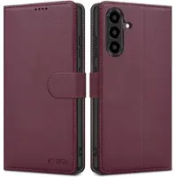 Tech-Protect lommeboketui til Samsung Galaxy A27 5G – burgunder
