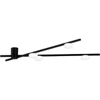 Wever & Ducre LED-taklampe Perlez Spin 1.0 svart 927